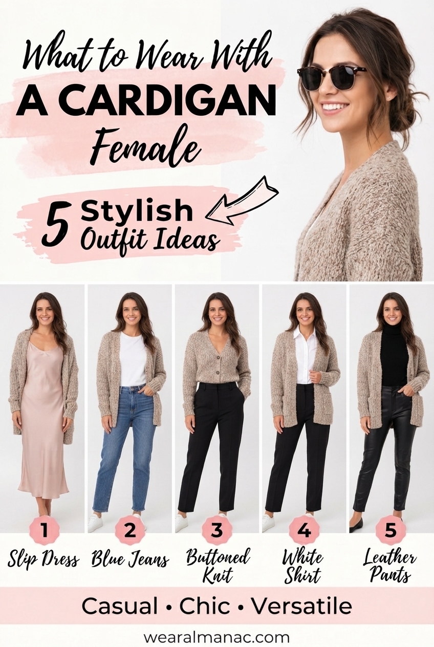 what to wear with a cardigan female outfit ideas
